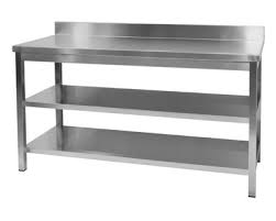 Castorama met également à votre disposition un configurateur 3d afin de vous accompagner au mieux dans la conception de ce projet. Plan De Travail En Inox Wall Table Mafirol En Acier Professionnel De Cuisine