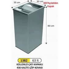 Dikdortgen Cati Kapakli Kulluklu Cop Kovasi Paslanmaz Buyuk Boy 173 91 Tl Ve Ucretsiz Kargo Ile N11 Com Da Diger Cop Kovasi Fiyati Bany Banyo Cati Guzel Evler