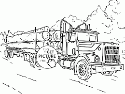 The kids will love these fun santa coloring pages. Log Truck Coloring Page For Kids Transportation Coloring Pages Printables Free Wup Monster Truck Coloring Pages Truck Coloring Pages Coloring Pages For Kids