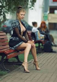 Lady with an ice cream : her pretty open front dress has an eye pleasing  design that allows the front to open out from the neck but drawn in again  at Porno