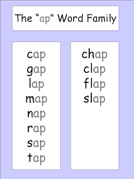 free printable word family worksheets
