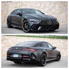 Mercedes Amg Gt Coupe 4 Door All New Matte Black Covered Luxuryworldcars Carswithoutlimi Luxury Cars Mercedes Mercedes Amg Luxury Car Brands
