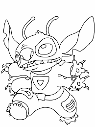 Coloriage lilo and stich en vacances avec de la musique. Coloriage Stitch A Imprimer Sur Coloriages Info