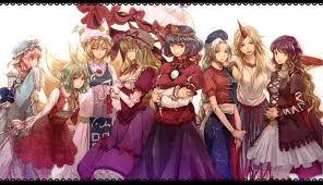 Maybe you would like to learn more about one of these? Touhou Anime Hat Hijiri Byakuren Horn Hoshiguma Yuugi Kazami Yuuka Kitsune Oni Saigyouji Yuyuko Touhou Yagok Anime Character Wallpaper Anime Artwork