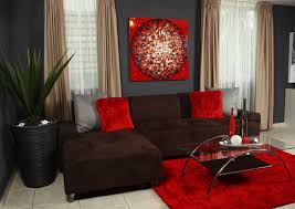 Red Decoration For Living Room Love It Https Www Facebook Com Shorthaircutstyles Posts 1760 Brown Living Room Decor Red Living Room Decor Black Living Room