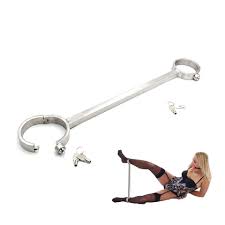 PURELOVEE Stainless Steel Open Leg Spreader Bar Ankle Restraints Bondage  BDSM Metal Lockable Handcuffs Sex Toy for Couples, Female : Amazon.de:  Health & Personal Care
