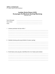 Maybe you would like to learn more about one of these? Lks Kunjungan Ke Museum Geologi Pdf