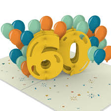 Geburtstag markiert einen besonderen moment: Pop Up Karte 60 Geburtstag Papercrush