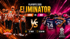 ಇಂದು SRH vs RR ಎಲಿಮಿನೇಟರ್ ಪಂದ್ಯ – ಗೆದ್ರೆ ಫಿನಾಲೆಗೆ ಒಂದೇ ಮೆಟ್ಟಿಲು, ಸೋತ್ರೆ ಮನೆಗೆ