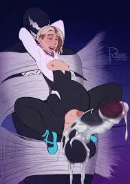 Venom and Spider-Gwen Cum Crossdressing After Sex Femboy Cum In Ass < Your  Cartoon Porn