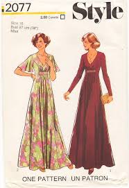 Style 2077 Maxi Dress Pattern Boho Dress Pattern Maxi Dress Pattern Sewing