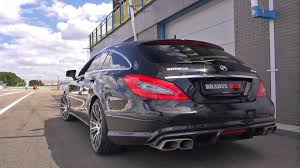 Brabus 850 6 0 Biturbo Cls Shooting Brake Brutal Sounds Shooting Brake Mercedes Cls Car Videos