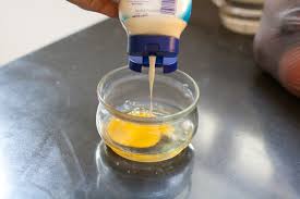 A classic mayonnaise recipe includes egg yolks, oil, lemon juice or vinegar and seasonings. How To Make Protein Hair Treatments Out Of Mayonnaise Eggs And Castor Oil