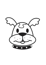 Paw patrol is een avonturenserie die de avonturen beschrijft van een reddingsteam bestaande uit ryder, een slimme jongen en acht puppy's: Kleurplaat Kop Hond Afb 17891 Honden Kleurplaten Doodle Hond