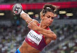 Valarie allman of the usa won the gold medal with a throw of 68.90m in her very first attempt. J2nlq4lccyjptm