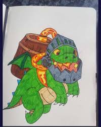 They have the same the same attack mechanic. Art A Little Fan Made Drawing I Did Of The Inferno Dragon R Clashroyale