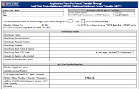 1.1.2 fill bank's deposit slip part. Hdfc Bank Neft Form 2021 Timing Charges How To Do Neft