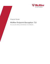 Download mcafee logo transparent png image for free. Endpoint Encryption For Pc And Mac 7 0 Product Guide For Epo 4 6