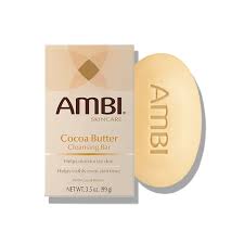 It evens skin tone using . Cocoa Butter Cleansing Bar Ambi Skincare