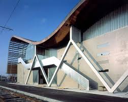 Bordeaux Tram Depot At La Bastide Entrance Industrial Architecture Architecture Exterior Design