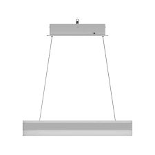 Modern led dining room chandelier simple rectangular restaurant crystal lighting. Modern Rectangular Led Chandelier 87w 3000k 6500k Cct Changeable Ledmyplace