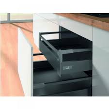 Grande capacité de documents jusqu'au format 24*32 cm. Kit Tiroir A L Anglaise Avec Tringles Hauteur 144 Mm Sans Coulisse Hettich Bricozor