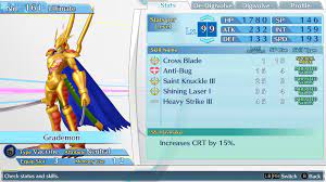 Grademon - Digimon - Digimon Story: Cyber Sleuth Hacker's Memory & Complete  Edition - Grindosaur