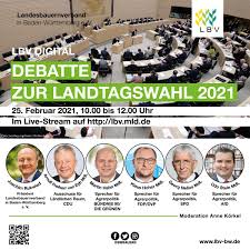 Der wahlkreis 40 schwetzingen scheint wieder einen grünen abgeordneten direkt in den landtag nach. Debatte Zur Landtagswahl 2021 Bw Agrar Online Landwirtschaftliche Informationen Fur Baden Wurttemberg