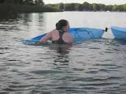 sinking kayak youtube