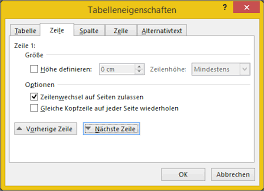 Klicken sie in der menüleiste klicken sie hier auf die entsprechende schaltfläche benutzerdefinierte kopfzeile oder. Festlegen Oder Andern Von Tabelleneigenschaften Office Support