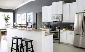 So we decided to repaint them and i knew i wanted gray cabinets. Kitchen Paint Color Ideas That Are Beyond Gorgeous