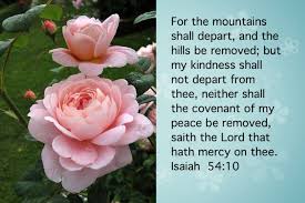 For The Mountains Shall Depart And The Hills Be Removed But My Kindness Shall Not Depart From Thee Neither Shall Th Healing Verses Isaiah 54 Scripture Cards