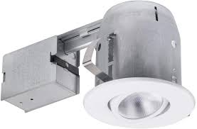 Valid from 6/30/21 12:01 am cst to 7/31/21 11:59 pm cst. Globe Electric 5 Led Ic Rated Swivel Round Trim Recessed Lighting Kit White Easy Install Push N Click Clips Led Bulb Included 4 25 Hole Size 90746 Amazon Com