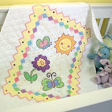 A list of cross stitch patterns and stamped kit available at everything cross stitch. February 2008 Baby Quilt Patterns Baby Quilt Pattern Unique Baby Quilt