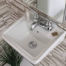 4.8 out of 5 stars. Fine Fixtures Ceramic 12 Wall Mount Bathroom Sink With Overflow Reviews Wayfair