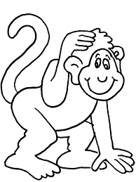These monkey coloring pages will help mend the pain until you can buy admission tickets safely once again. Monkey Coloring Pages For Kids Coloring Home