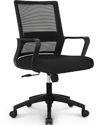 Product title smilemart adjustable mid back mesh swivel office cha. Neo Chair Office Chair Ergonomic Desk Chair Mesh Computer Chair Lumbar Support Modern Executive Adjustable Rolling Swivel Chair Comfortable Mid Black Task Home Office Chair Black Fabric Buy Online In Bahamas At Bahamas Desertcart Com