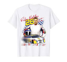 Select size to see the return policy for the item. Talladega Nights Ricky Bobby Wonder Bread Race Car Portrait T Shirt Anz Anztshirt