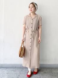 オフィスカジュアルにはワンピースがおすすめ 楽なのにおしゃれな大人コーデ集 folk シャツワンピース コーデ ドレスシャツ ワンピース コーデ