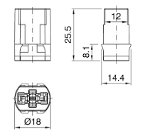 G9 Smooth Skirt Push Terminal Wire Connection Lamp Holder