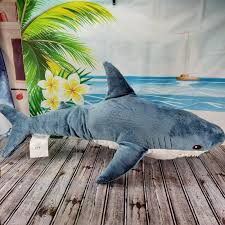 New 40 Jumbo Ikea Shark Blahaj Plush Mercari Cute Shark Large Stuffed Animals Plush Stuffed Animals