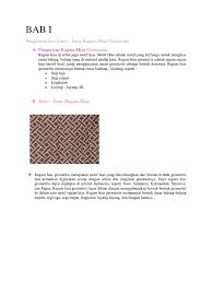 Ragam hias motif fauna telah mengalami deformasi namun tidak meninggalkan bentuk aslinya. Kliping Senbud