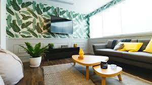 How do you change the background of a picture? Modern Home With Sofa Background For Your Online Meetings