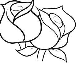 Flowers by trail of colors. Simple Rose Coloring Pages Rose Coloring Pages Printable Flower Coloring Pages Flower Coloring Pages