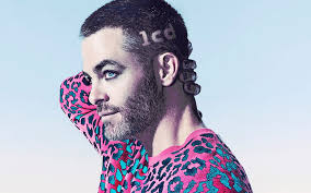 Chris Pine, mary ellen matthews, snl, man, pink, actor, HD wallpaper