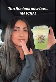 Try Tim Hortons' New Matcha Iced Latte Today!