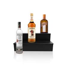 Wood Liquor Shelves 2 Tier Black Multiple Sizes Bar Shelf Shelves For Liquor Bottles Home Bars With Images Liquor Shelf Liquor Bottles Liquor
