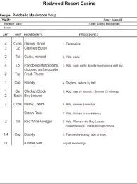 Inventory Control Product Credits Transfers Chefs Resources Recipe Cards Template Recipe Template For Word Recipe Template