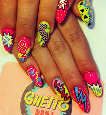 Cunnt Claws C 2023 Pop Art Nails Ghetto Nails Funky Nails