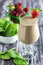Simple Strawberry Tastes Like Creamy Strawberries Banana Honey And Nutty Flax Seeds Flaxseed Smoothie Strawberry Spinach Strawberry Spinach Smoothie Recipes